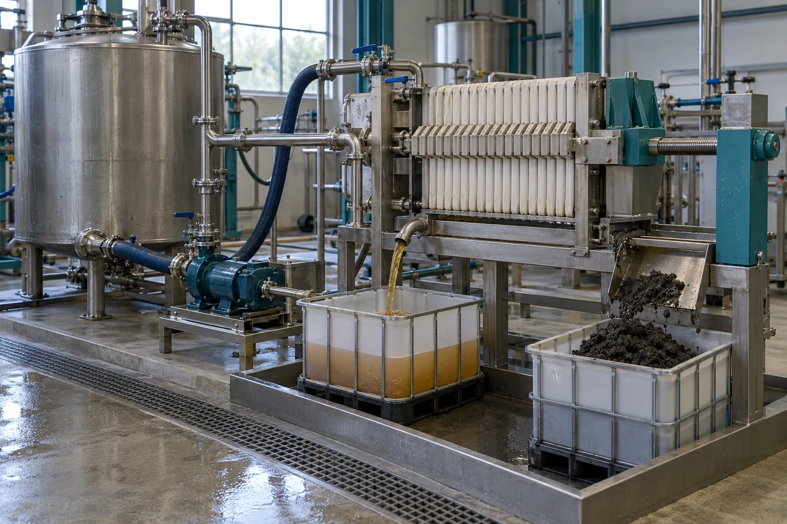Illustrative industrial equipment for separation and resource recovery