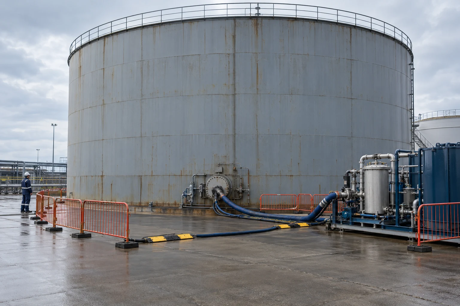 Oil tank cleaning solutions